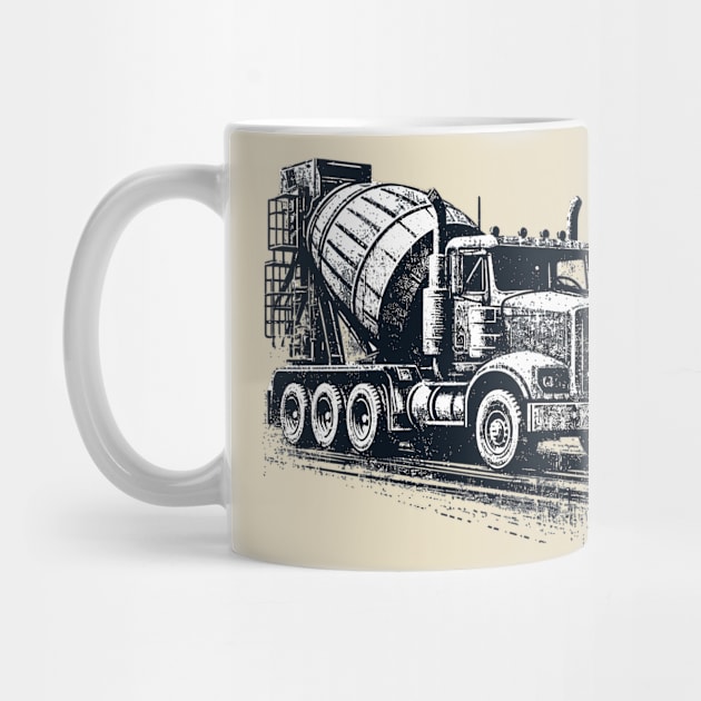 Concrete Mixer Truck by Vehicles-Art